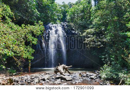 Ellinjaa Falls In Atherton Tablelands, Australia