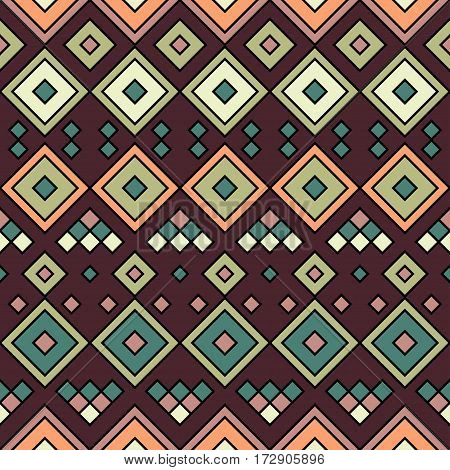Abstract Seamless Pattern For Girls,boys, Clothes.creative Vector Background With Geometric Figures.