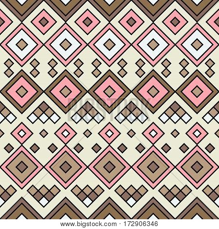 Abstract Seamless Pattern For Girls,boys, Clothes.creative Vector Background With Geometric Figures.