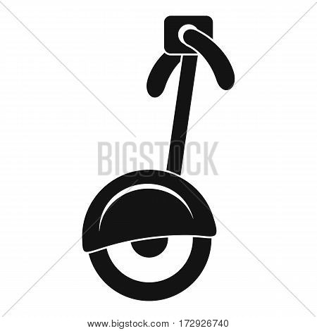 Unicycle icon. Simple illustration of unicycle vector icon for web