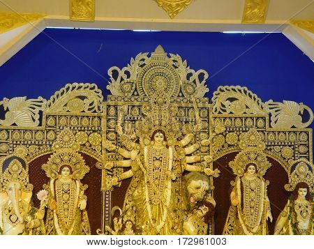 Famous Durga Pooja in Kolkata, taken in Kolkata