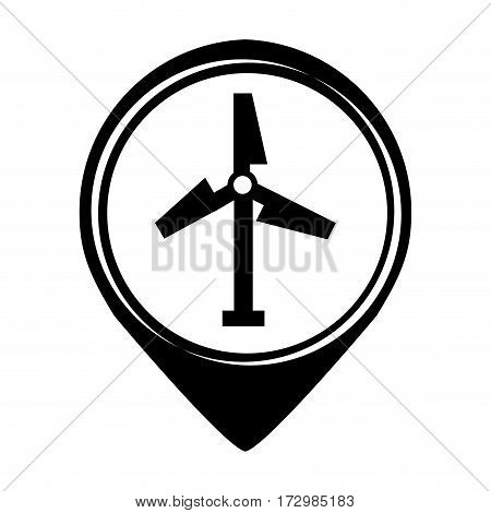 turbine air energy icon vector illustration design