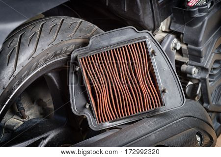 Worn Air Filter