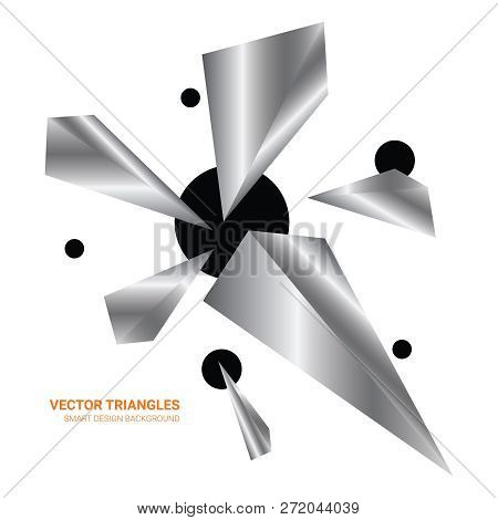 Concept Gray Polygon Dynamic Modern Style Template