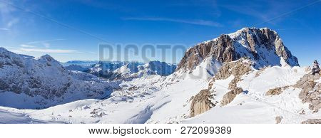 View Of Nassfele Ski Resort In Austrian Alps