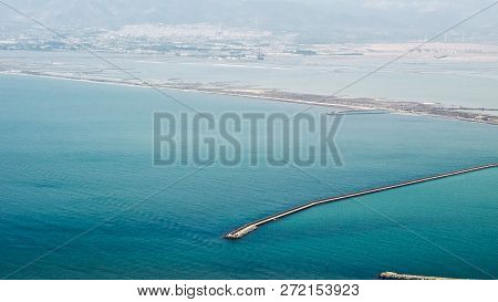 Stagno Di Cagliari (pool Of Cagliari) Lagoon