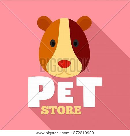 Pet Store Animal Logo. Flat Illustration Of Pet Store Animal Vector Logo For Web Design