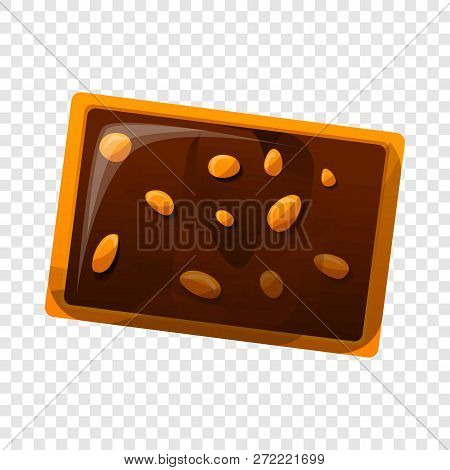 Chocolate Nut Biscuit Icon. Cartoon Of Chocolate Nut Biscuit Vector Icon For Web Design