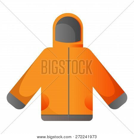 Ski Jacket Icon. Cartoon Of Ski Jacket Vector Icon For Web Design Isolated On White Background