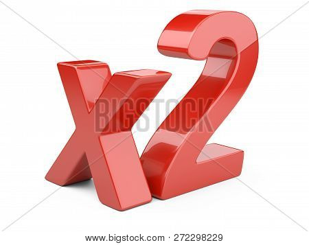 3d Red Inscription 
