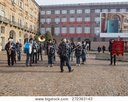 Banda Del Roero Marching Band In Turin