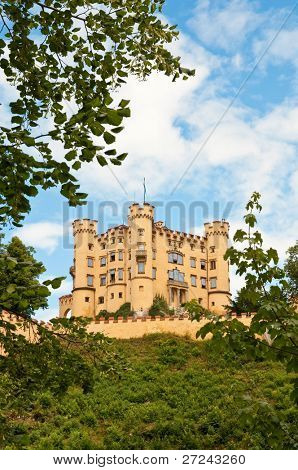 在德国的 Neuschwangau 城堡