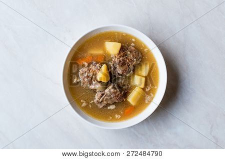 Turkish Kuzu Haslama / Lamb Stew  With Potatoes And Carrot
