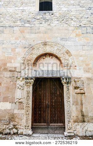 San Clemente Abbey Church Ruins Abruzzo Region