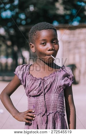 Dirty And Poor Namibian Children