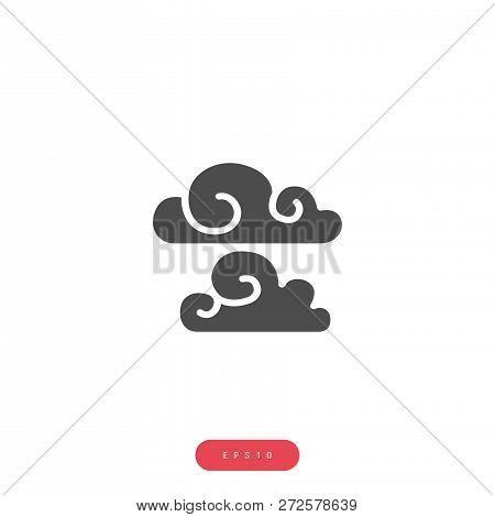 Abstract Cloud , Chinese Cloud , Curl Cloud , Decoration Cloud, Cloud Icon Set