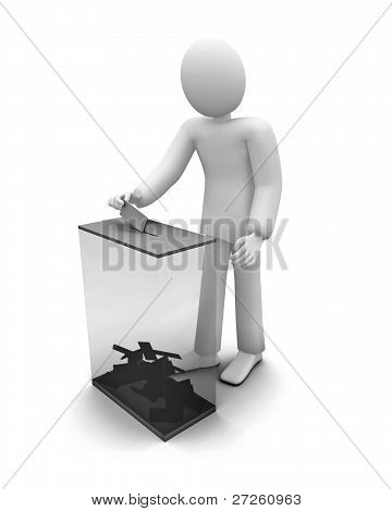 3D-s emberi voiting, választások