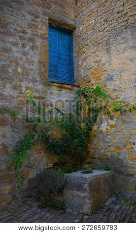 A Building In The Hill Village Of Groznjan (also Called Grisignana) In Istria, Croatia