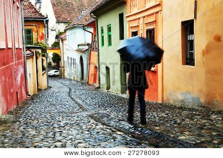 Sighisoara ยุคกลางเมือง ทรานซิลเวเนีย โรมาเนีย