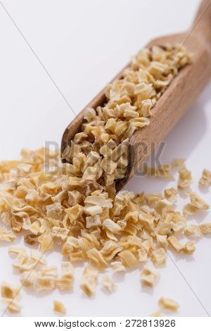 Fragrant Dried Parsnip On A White Acrylic Background