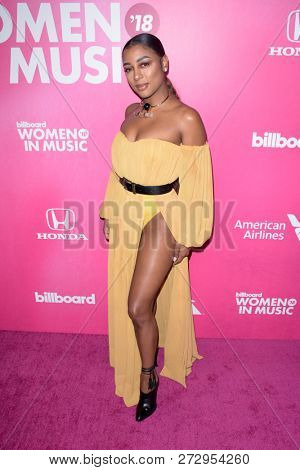 NEW YORK - DEC 6: Victoria Monet attends Billboard's 13th Annual Women in Music event on December 6, 2018 at Pier 36 in New York City.