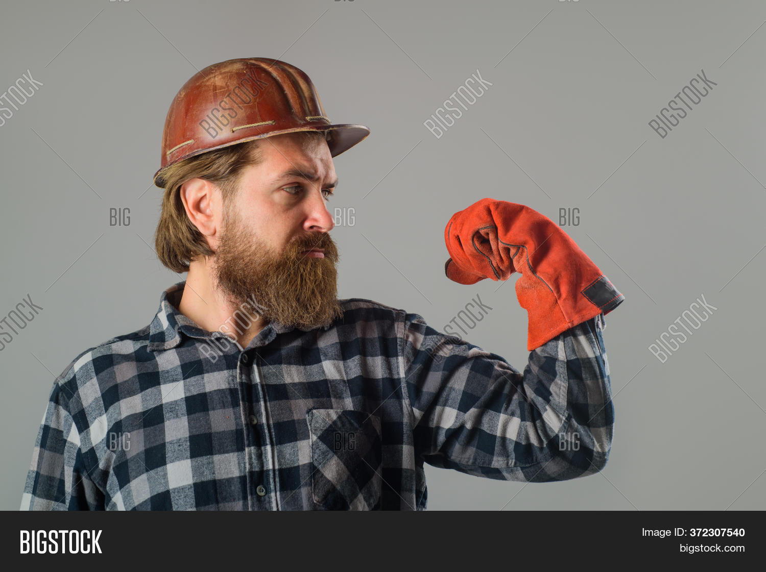 Bearded Builder Hard Image & Photo (Free Trial) Bigstock