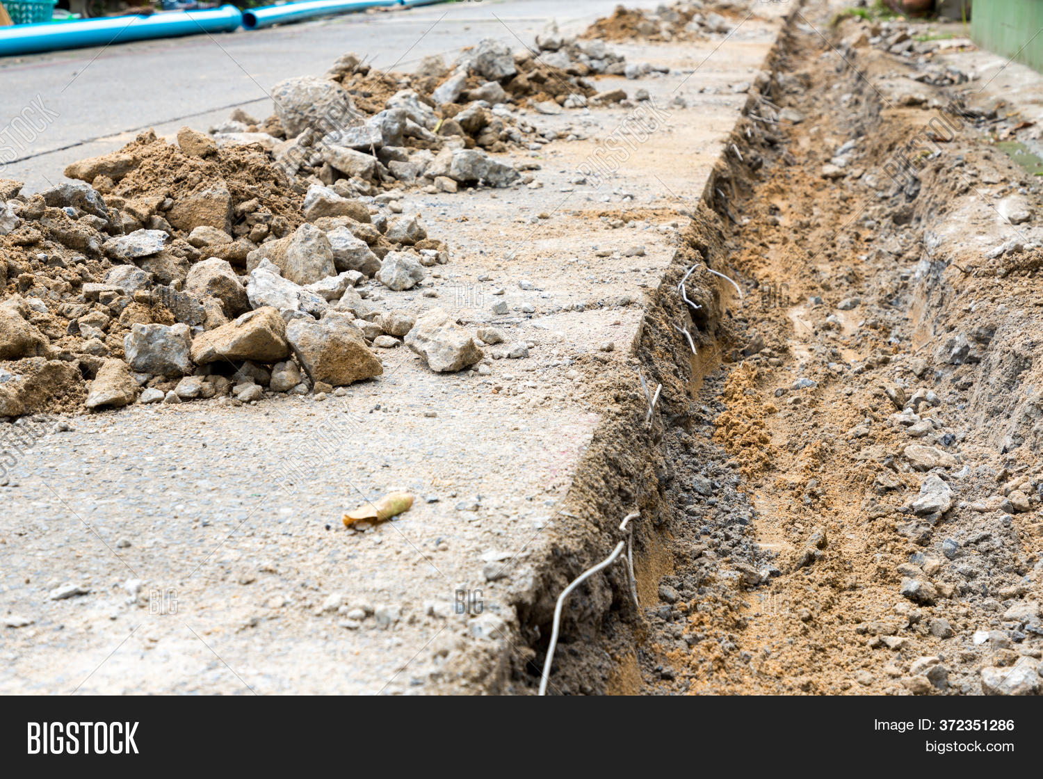 Digging Road Before Image & Photo (Free Trial) Bigstock