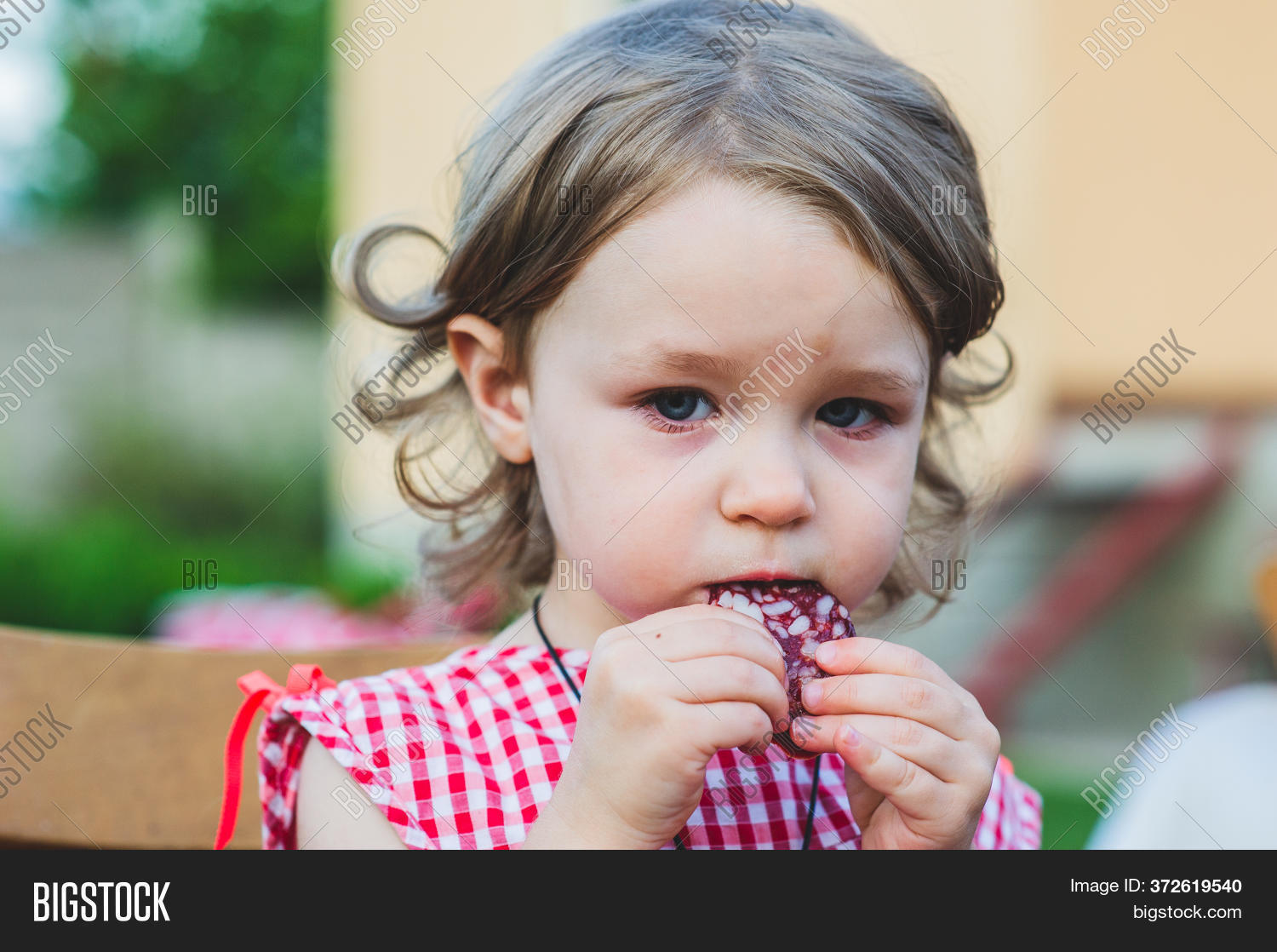 Girl Eating Sausage Image & Photo (Free Trial) Bigstock