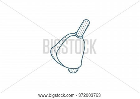 Bell Ringer Isometric Vector & Photo (Free Trial) | Bigstock