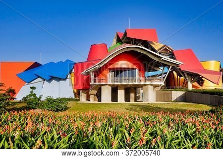 Panama City, Panama, 2018.12.12., The Biomuseo Was Designed By Fran Gehry