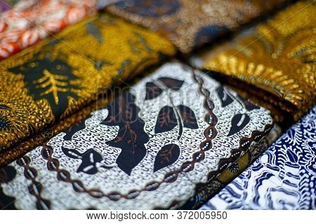 Surakarta Indonesia June 26 2020 : Beautiful Motive Of Batik Indonesia Is A Traditional Culture From