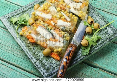 Tasty Aspic Fish.