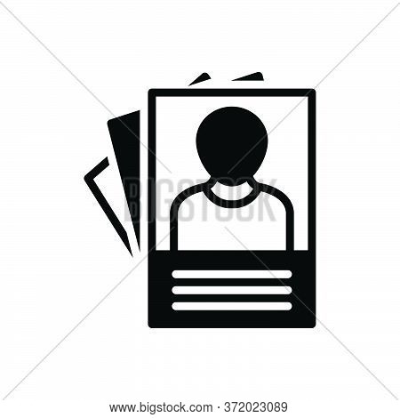 Black Solid Icon For Magazine Journal Mag Newspaper Paper