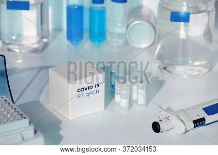 Kit To Test For Novel Covid-19 Coronavirus In Medical Samples. Rt-pcr Kit Is Used To Make Dna Fragme