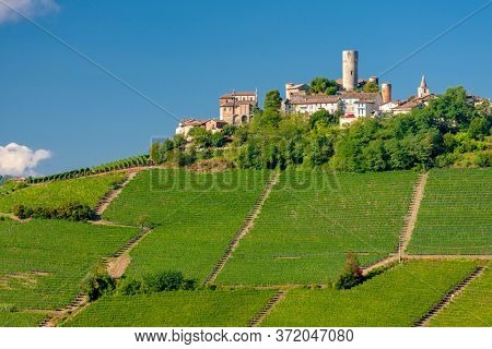 Castle and village Castiglione Falletto, Piemonte, Italy
