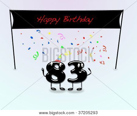 83Th születésnapi partiján.
