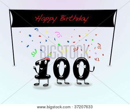 100. Geburtstag-Partei.