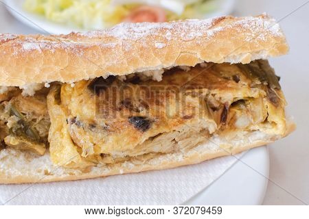 Vegetables Omelette Baguette A Salad So Good