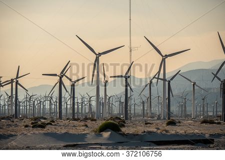 The Windmills Of Palm Springs In California - Travel Photography