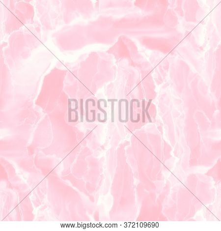 Seamless Alcohol Ink Pattern. Alcohol  Ink Texture. Pastel Pink New Shibori Design. Beige Tones Marb