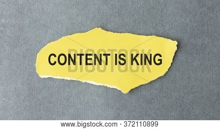 The Text Consistency Is The Key Appearing Behind Torn Brown Paper