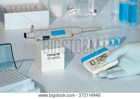 Test Kit To Detect Novel Covid-19 Coronavirus In Patient Samples. Rt-pcr Kit Allows To Convert Viral