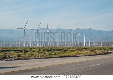 The Windmills Of Palm Springs In California - Travel Photography