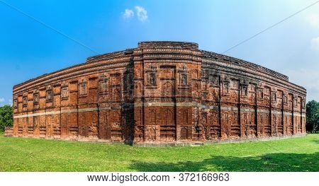 Ruins Of Ancient Darasbari Darashbari Mosque In Sona Masjid Area, Bangladesh