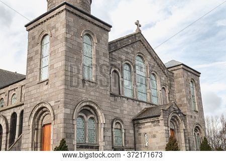 Architecture Detail Of The Church Of The Sacred Heart  In Dublin, Ireland