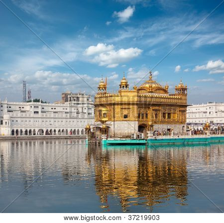 Sikh gurdwara Golden Temple (Harmandir Sahib). Amritsar, Punjab, Indien