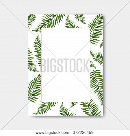 Wedding Invitation Isolated White With Gradient Mesh, Vector Illustration
