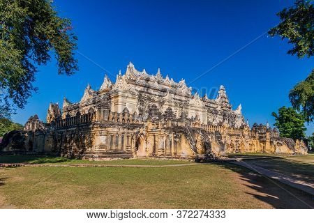 Maha Aungmye Bonzan Monastery In The Ancient Town Inwa Ava Near Mandalay, Myanmar