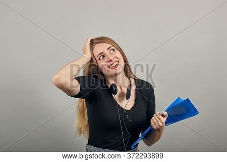 Forgetful Holding Hand To Hair, Touches Head Forgot Something Important Regrets About Mistake Feels 