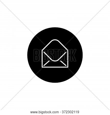 Open Envelope Icon On The White Background.